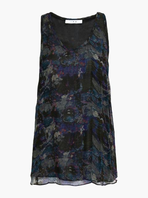 Other Designers Jetta printed georgette tank