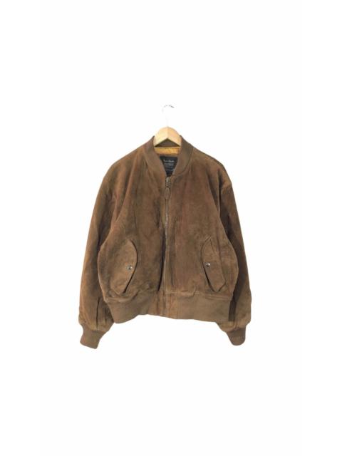 Other Designers Vintage - Raver Shouter Leather Bomber Jacket