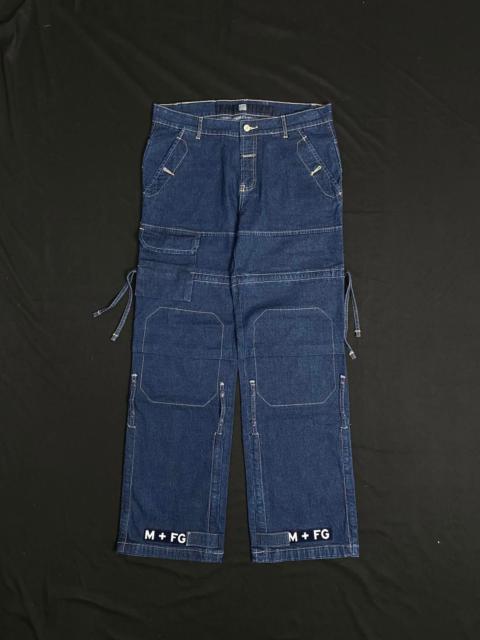 Marithe + Francois Girbaud - Vintage Rare Marithe+Francois Girbaud Y2K MF+G Capri Jeans