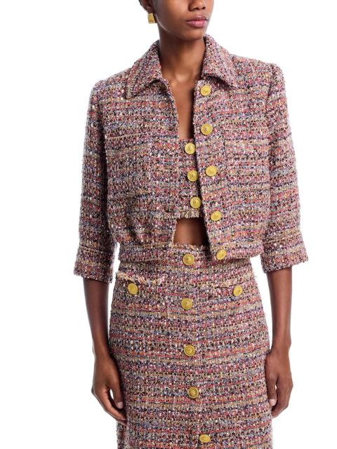 L'AGENCE Jia Tweed Crop Jacket