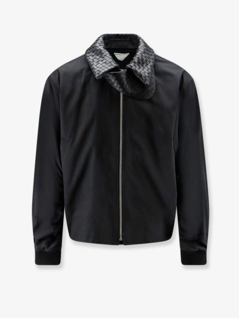 Bottega Veneta Bottega Veneta Nylon and Cotton Jacket Black Men