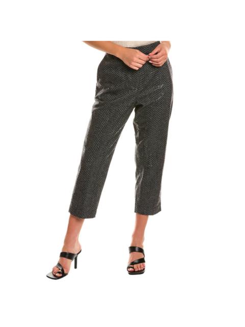 Brunello Cucinelli Brunello Cucinelli Slate Cashmere Blend Sequin Trousers, Brand Size 42 (US Size 8)