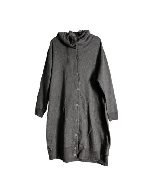 Other Designers Issey Miyake - Mercibeaucoup Jevous Enprie Button Hoodie Long Jacket