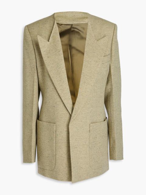 Victoria Beckham Donegal wool-blend tweed blazer