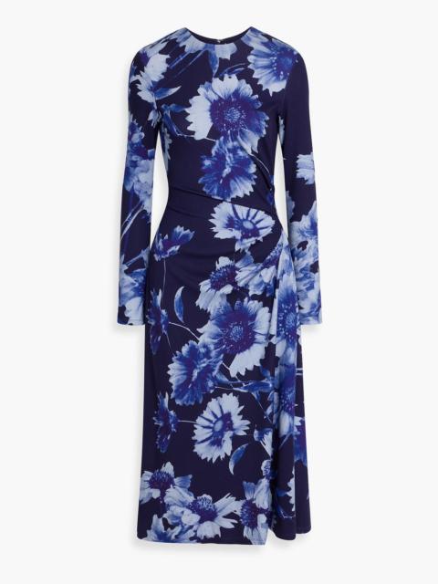Erdem Floral-print jersey midi dress