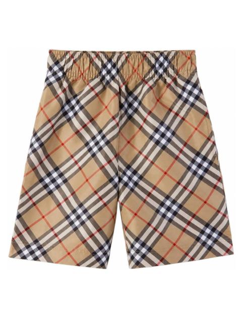 Burberry Burberry Check Detail Shorts, Brand Size 4 ( US Size 2 )