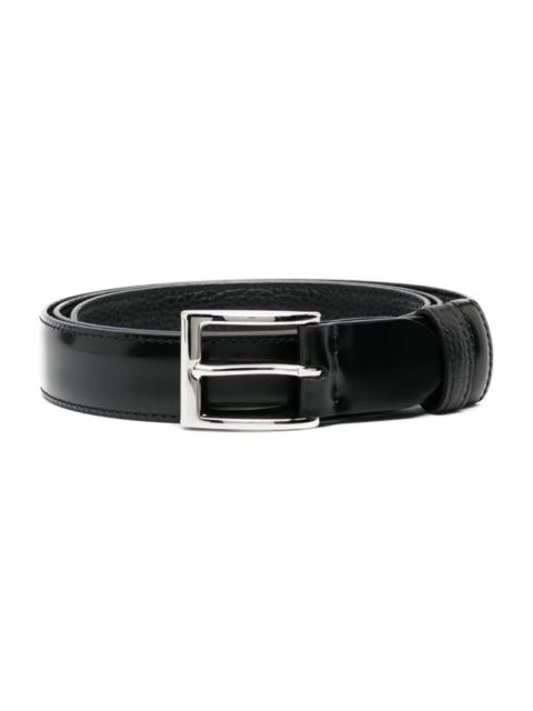 HOGAN Black Leather Belt