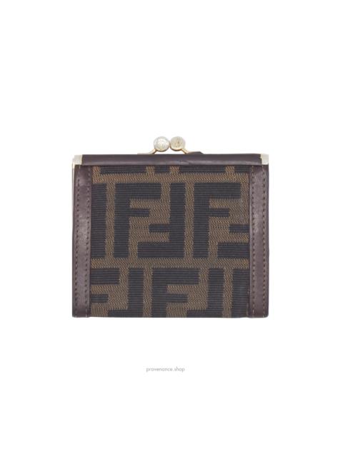 FENDI Fendi Snap Wallet - FF Zucca