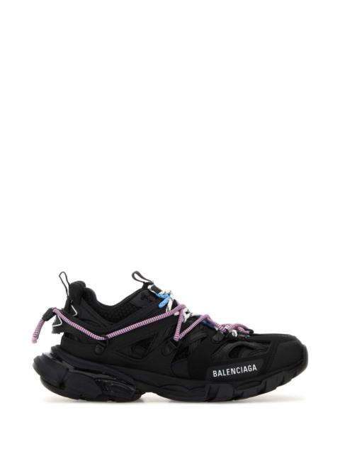 BALENCIAGA Balenciaga Women Black Mesh And Rubber Track Trail Laces Sneakers
