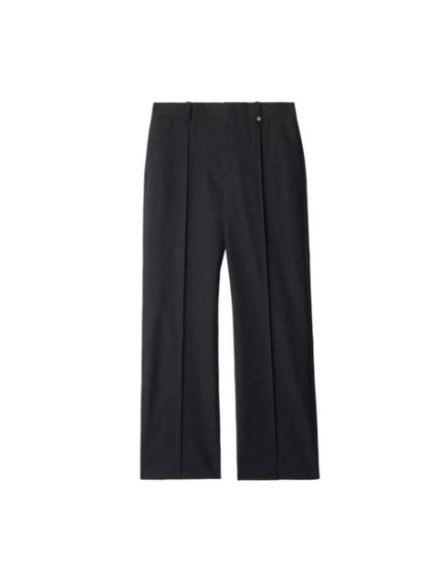 Burberry Burberry Womens Pleated Straight Leg Pants