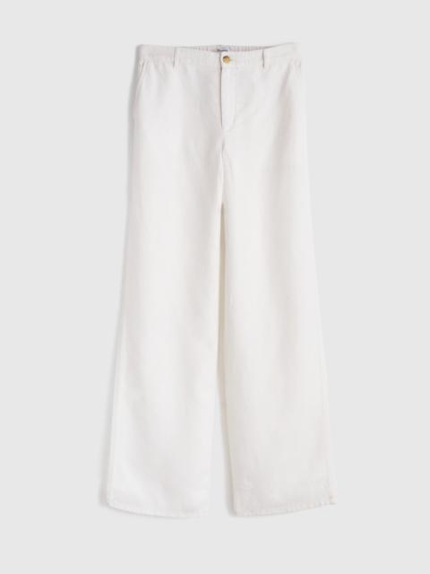 Madewell The Zoe Relaxed Straight Pant in 100% Linen