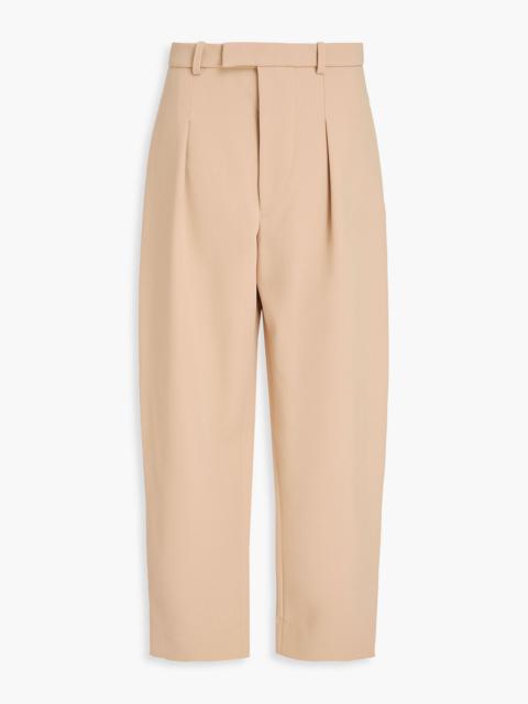 WARDROBE.NYC Hailey Bieber pleated wool-crepe wide-leg pants