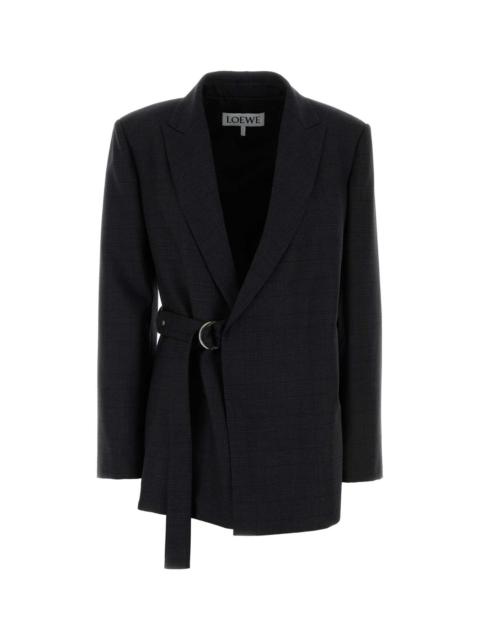 Loewe Loewe Women Embroidered Wool Blazer