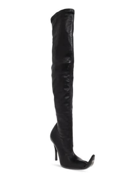 BALENCIAGA Balenciaga Poulaine High Heels Over Knee Boots
