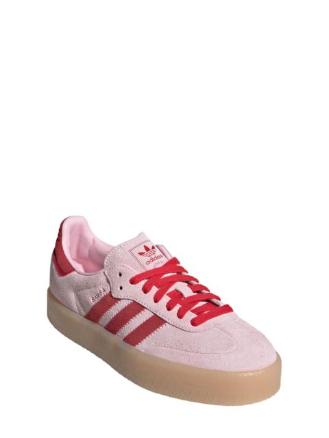 adidas adidas Sambae Sneaker in Clear Pink/scarlet/Gum 3 at Nordstrom