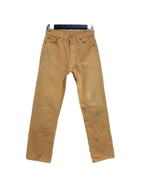 Levi's Vintage 90s Levis 501 Mustard Jeans 29x30 Made in USA