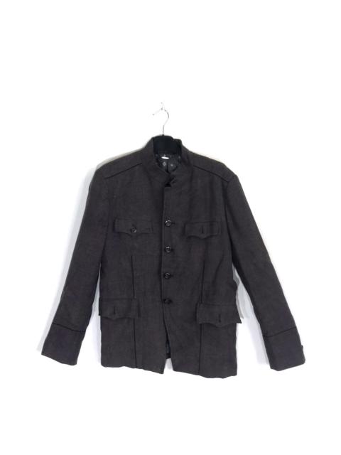 Other Designers Japanese Brand - Japanese Brand Jun Men Black Line Back Buckle Jackets