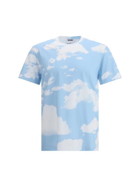 Moschino Moschino Men T-Shirt With Cloud Print