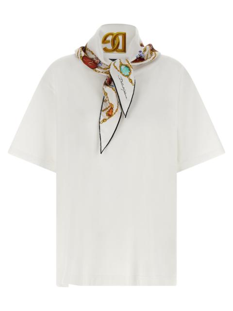 Dolce & Gabbana Dolce & Gabbana Women T-Shirt With Scarf