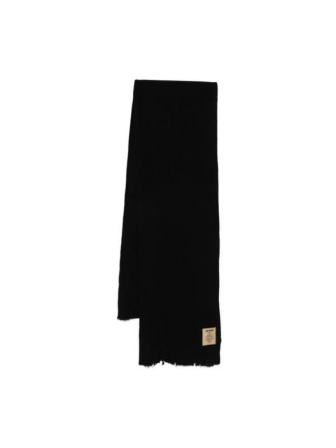 UMA WANG ribbed cashmere scarf