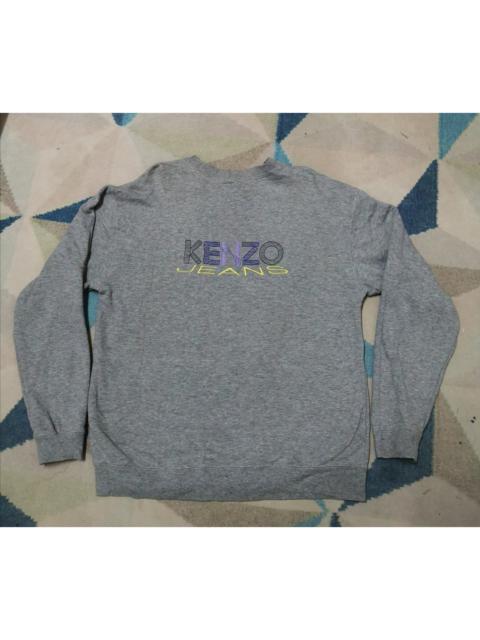 Other Designers Japanese Brand - Jeans Embroidered Big Logo Pullover