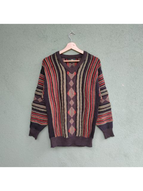 Other Designers Homespun Knitwear - Vtge G-STAFF AUTHENTIC Coogi Style Knitwear Sweater Jumper