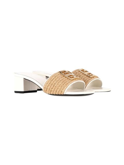 Givenchy Givenchy Women's Others 4G Raffia Medallion Slide Sandal (Authentic Pre-Loved)