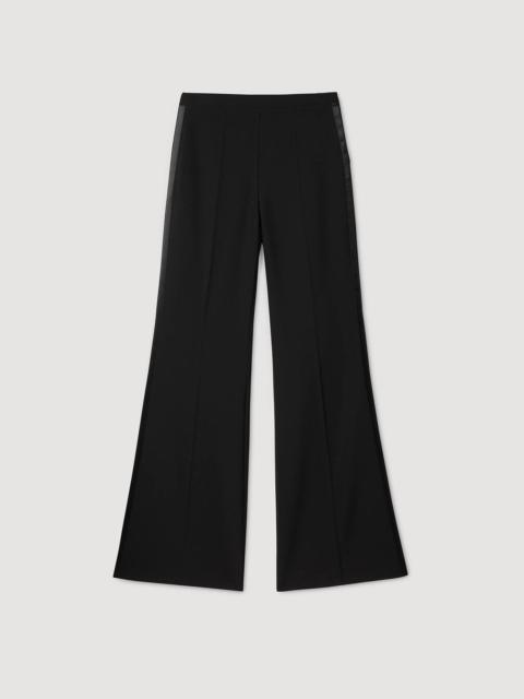 Sandro SATIN STRIPE SUIT TROUSERS
