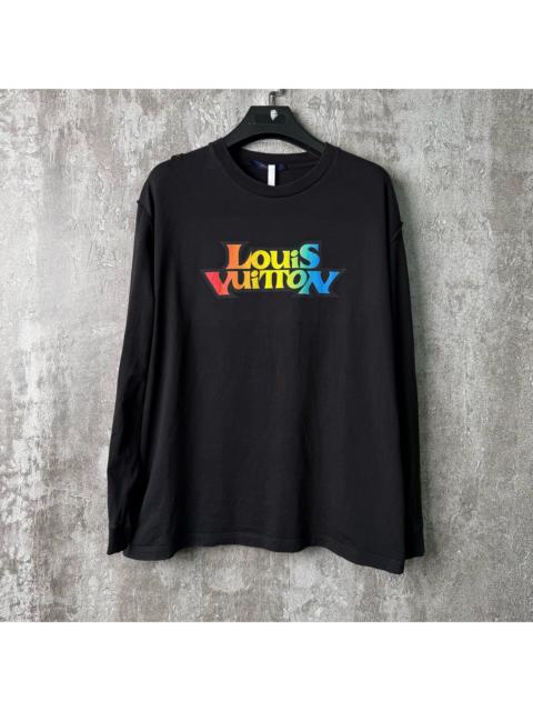 Louis Vuitton Louis Vuitton Long Sleeve Top Multicolor Logo T-Shirt
