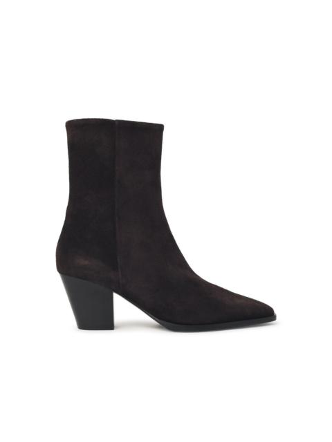 Aeyde Aeyde 'Hedvig' Mocha Suede Ankle Boots Women
