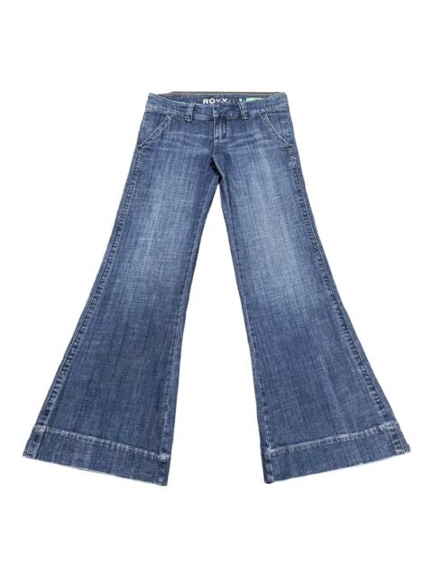 Other Designers Quiksilver × Vintage - FYE 🔥ROXY Ultra Wide Leg Flare Vintage Distressed Denim