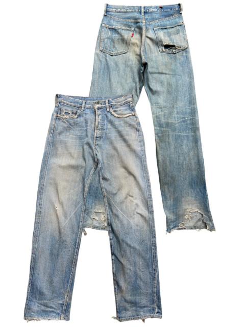 Other Designers Japanese Brand - Vintage Bartack Faded Honeycomb Selvedge Redline Jeans 30x32