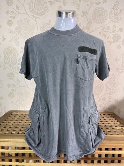 Other Designers Avirex × Vintage - Vintage Rare Avirex USA Tactical TShirt Side Pockets