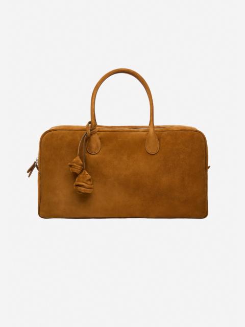 MAGDA BUTRYM Large Brigitte bag in camel suede
