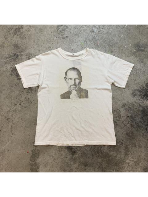 Other Designers vintage apple steve job anvil tag short sleeve tee