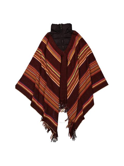 Chloé Chloe Ladies Dark Ebony Cashmere Puffcho, One Size
