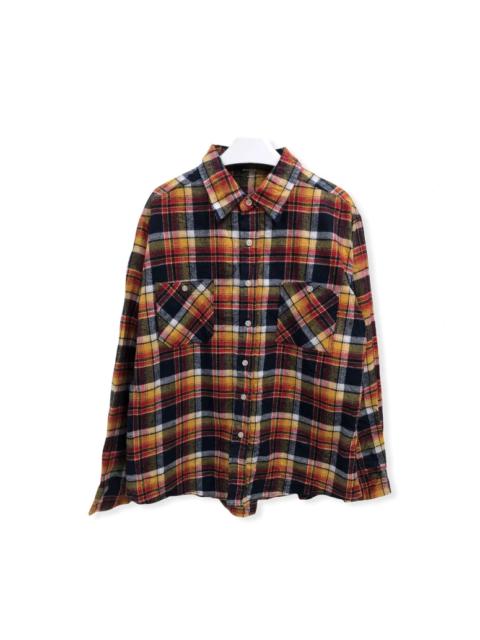 Other Designers Japanese Brand - Japanese Brand O.C Plaid Tartan Flannel Shirt 👕