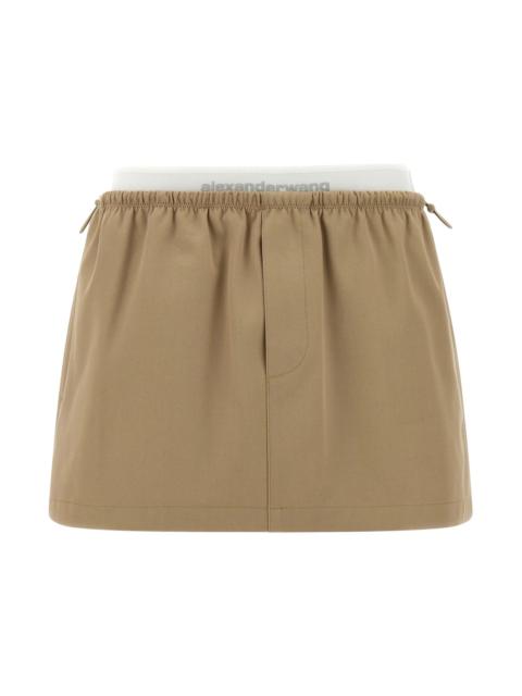 Alexander Wang Double layer waist skirt