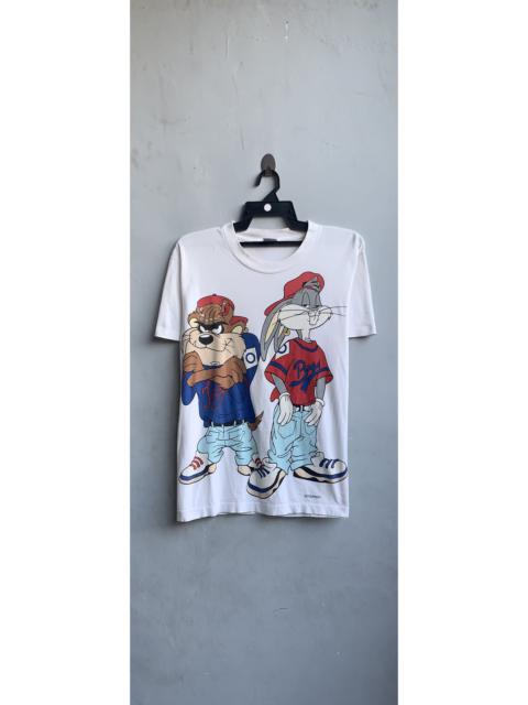 Tazmania Bugs Bunny Mirror Print 1983's Vintage Shirt