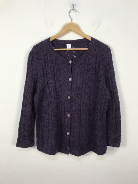 Other Designers Japanese Brand - Unbrand Cable Knit Cardigan #2864