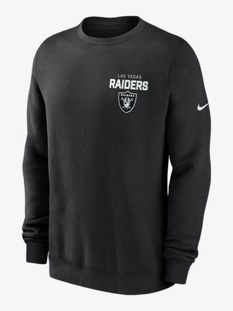 Nike Las Vegas Raiders Draw Block Club Men's Nike NFL Pullover Crew