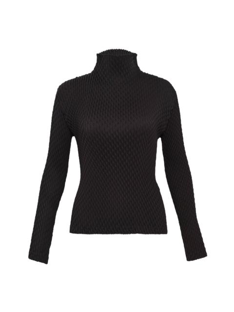 ISSEY MIYAKE Sleek Pleats Pleated Top