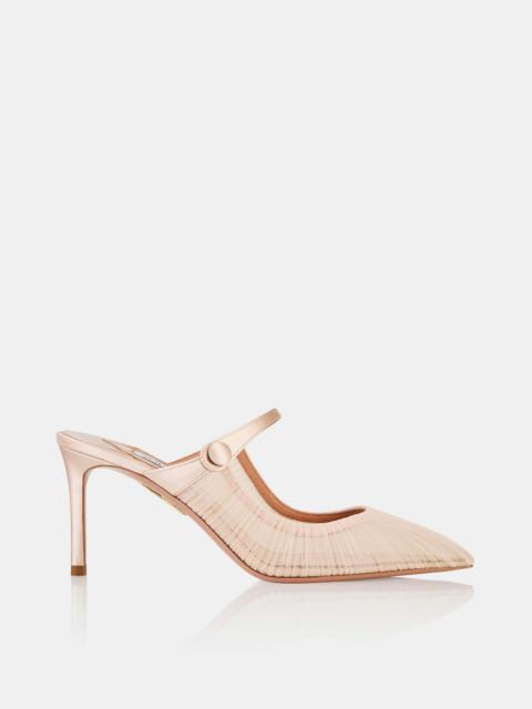 AQUAZZURA Voile Mule 75