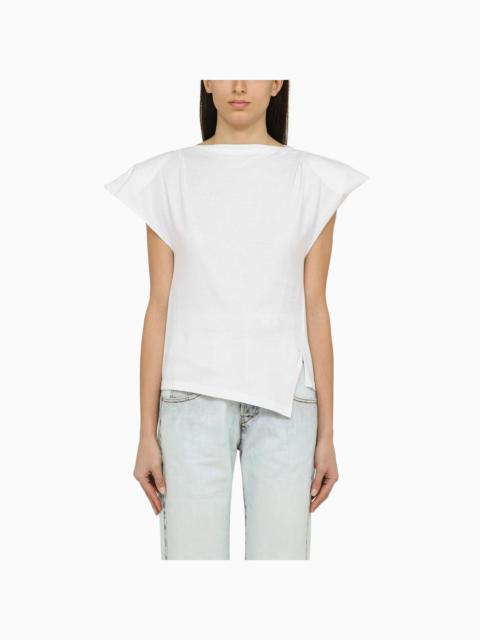 Isabel Marant Sebani White Asymmetrical T Shirt