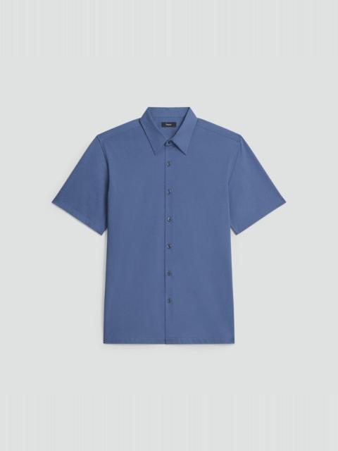 Theory Irving Short-Sleeve Shirt in Structure Knit