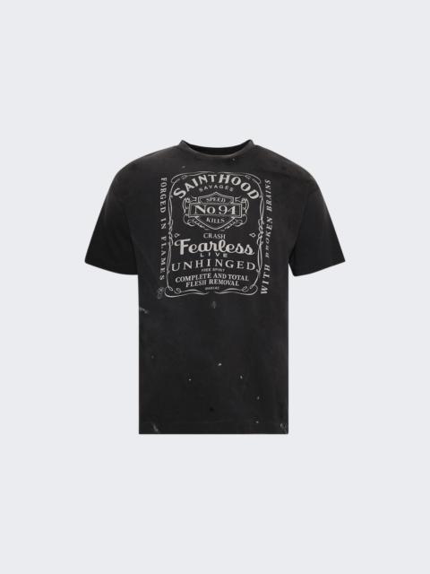 SAINT M×××××× X Neighborhood Fearless Tee Black