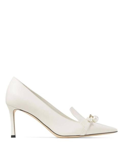JIMMY CHOO Jimmy Choo Felicitie 75 Latte Nappa Leather Pumps