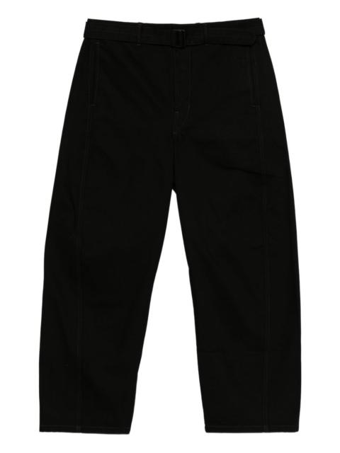 Lemaire Lemaire Men Twisted Belted Trousers