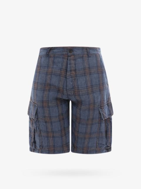 ORIGINAL VINTAGE - Original Vintage Linen Madras Bermuda Shorts