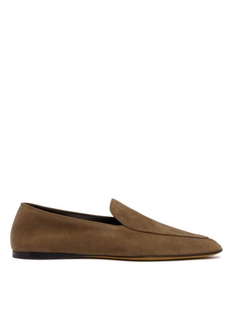 The Row Brown Awar Low Loafers